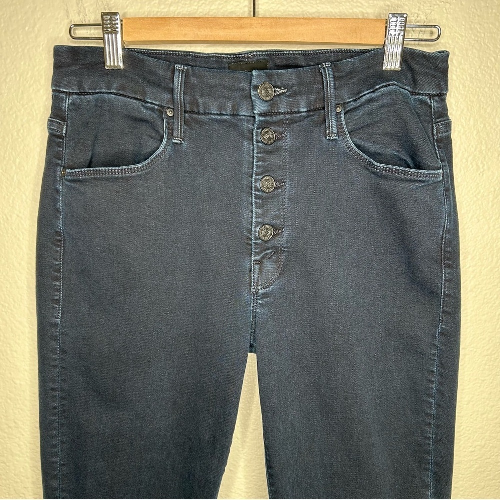 Mother The Pixie Ankle Fray jeans Holding Hands Tightly 30 - Picture 3 of 16